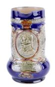 Lord Nelson - A Royal  Doulton Commemorative Jug inscribed `Lord Nelson Born 1758 Died 1805`