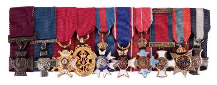 A Victoria Cross Group of Ten Dress Miniatures Victoria Cross, George Cross, Knights Grand Cross,