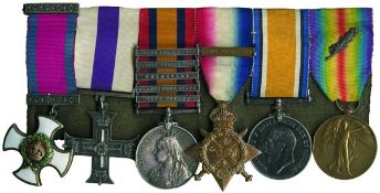 An Impressive Boer War and WWI DSO and `1914` MC Group of 6 awarded to Lieutenant Colonel Francis