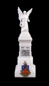 Model of the Clacton-on-Sea War Memorial by Carlton China (Clacton-on-Sea) 152mm high.