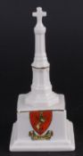 Rare Model of the Burford War Memorial by Grosvenor China (Burford) 130mm high.