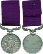 ARMY LONG SERVICE AND GOOD CONDUCT MEDAL, VR, 2nd type (2307. Sergt. Mr. Tailor. C. Plunkett. L`
