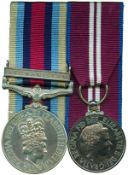 An Afghanistan Campaign Pair awarded to Lance-Corporal S M Hickey, Royal Signals, comprising: