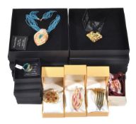 A selection of Murano glass jewellery A selection of Murano glass jewellery