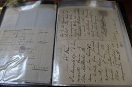 A collection of 19th Century and later invoices and letters from the Brighton area of Sussex. Best