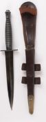 A Third Pattern F&S Style Fighting Knife by Rodgers of standard production specification, the blade