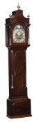A fine George III mahogany quarter chiming eight-day longcase clock with moonphase Amos Avery,
