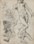DDS *Sir William Orpen (1878-1931), Sheet of sketches, Pencil , 22.8 x 17.8 cm (9 x 7 in),