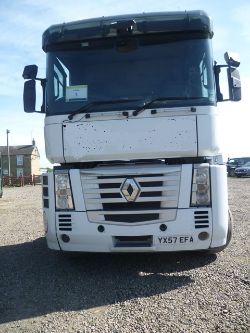 Four Renault Magnum 500DXI and Two Iveco Stralis 500ES 6x2 Tractor Units and an Iveco Eurocargo 180E24 Curtain Side Lorry