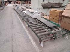 Approximately sixteen runs of various gravity roller conveyors, each up to 500mm wide and approx.
