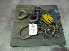 Pallet of certified lifting chains and attachments (this lot has undergone a thorough examination...