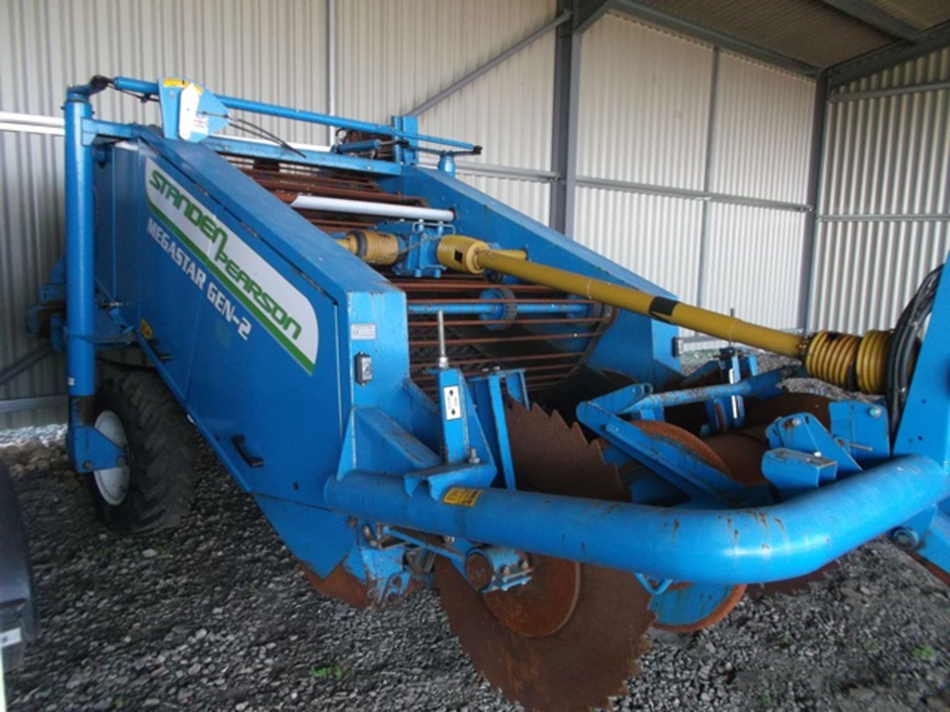 Standen Pearson Megastar GEN-2 compact soil separator with hydraulic variflow web Type, MG, Serial.. - Image 3 of 6