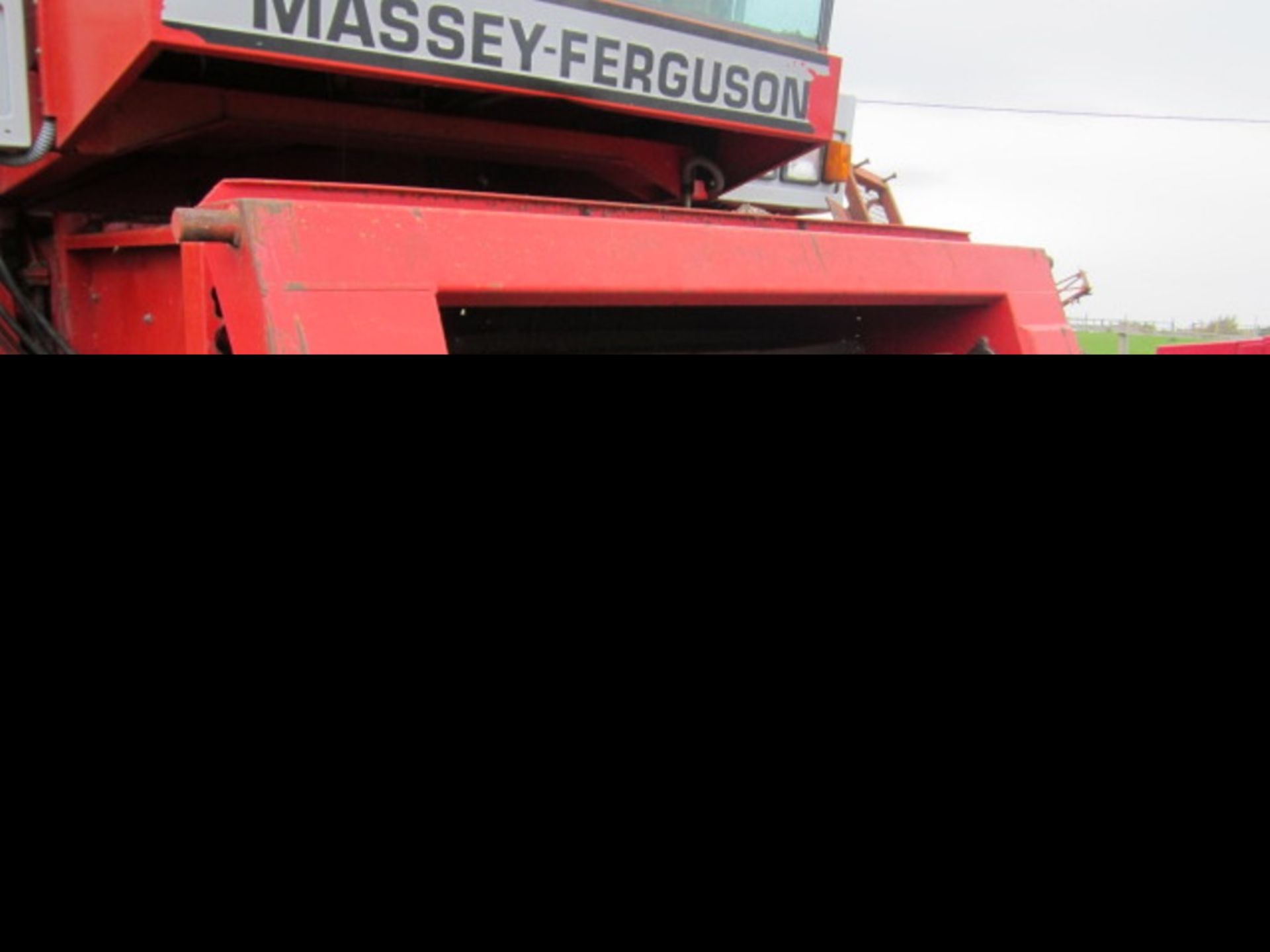 Massey Ferguson 36RS combine harvester with 16ft header and header trailer Registration No. J815 - Image 11 of 13