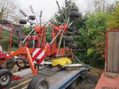 Fella TS 671 twin rotor rake, Serial No. MC00648, Year: 2006, Location: Melksham, Wiltshire