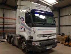 Renault Premium 420DCI 6x2 Tractor Unit, Renault Premium 320 DCI Curtain Side Lorry and Six Iveco Eurocargo 180E24 Curtain Side Lorries