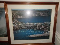 Two framed photgraphs of Niagara Falls 740 x 68mm & Newfoundland 760 x 690mm