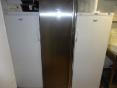 Whirlpool domestic refrigerator, Whirlpool domestic freezer and an AEG stainless steel freezer (