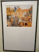 Two Kainikura framed prints 690 x 1020mm