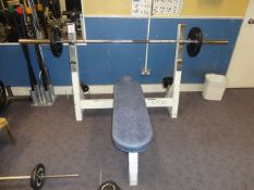 Weight Bench (excluding weight bar) (The photographs of this lot show some items NOT