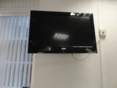 Digihome 32" widescreen TV and wall bracket (The photographs of this lot show some items NOT