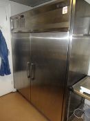 Stainless Steel double door refrigerator (Please note that this lot cannot be released until 31st