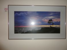 Framed sunset print 9100 x 5300mm