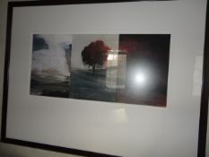 Two framed prints 1420 x 1100mm