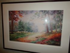 Aurtumn woodland print 1040 x 760mm
