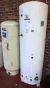 Two scrap only boiler water tanks (Please note: these are not to be fitted and installed, sold as