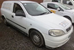 Vauxhall Astra Envoy DTi car derived van, reg no: WF03 YLN (2003), recorded mileage: 163,128, MOT: