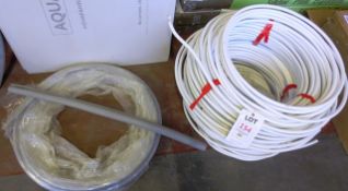 Quantity of white plastic piping