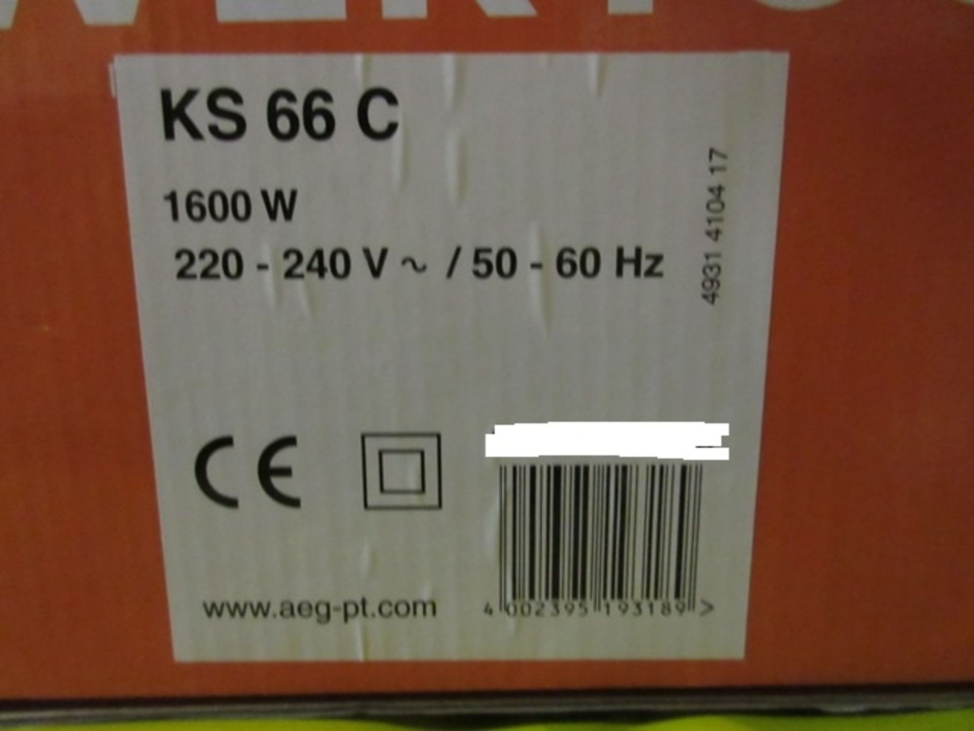 AEG KS66C electric circular saw, 240v, 1600w - Image 2 of 3