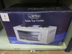 Stirflow table top cooker- boxed
