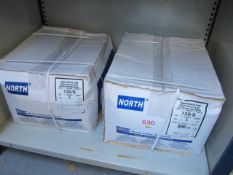 Two boxes North 130/8 protective gloves, 300 pairs per box
