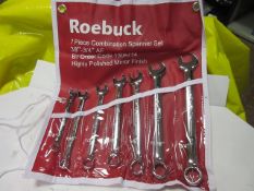 Twenty - Roebuck seven piece combination spanner sets stock No: 1304714
