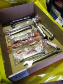 Twelve various Facom wrenches/spanners