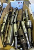 Assorted taper shank drill sleeves (located at The Sidings, Station Approach Road, Heathfield,