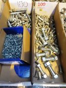 Two boxes of heavy duty large diameter bolts (located at Unit 10, Butlands Industrial Estate,