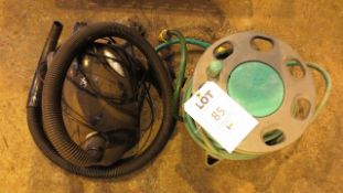 Domestic type vacuum cleaner and garden water hose and drill (located at Unit 10, Butlands