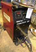 Thermal Arc Fabricator 330mig welder, serial no: M10040601035 with gun and lead (gas bottle