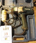 Makita ½" power wrench, 110 volts with case (located at Unit 10, Butlands Industrial Estate,