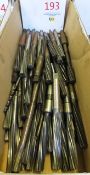 Assorted taper shank HSS reamers (located at The Sidings, Station Approach Road, Heathfield, near