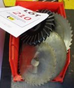 Assorted HSS side/face cutter and splitting saws (located at The Sidings, Station Approach Road,