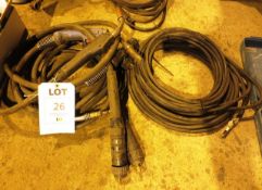 Assorted mig welding guns and leads (located at Unit 10, Butlands Industrial Estate, Ipplepen,