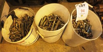 Three bins of assorted wall bolts (located at Unit 10, Butlands Industrial Estate, Ipplepen,