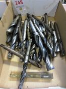 Assorted taper shank HSS twist flute drills (located at The Sidings, Station Approach Road,