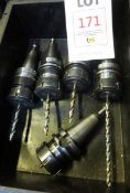 Five-taper shank milling adaptors / chucks (located at The Sidings, Station Approach Road,