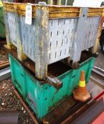 Two plastic storage bins (located at Unit 10, Butlands Industrial Estate, Ipplepen, Newton Abbot,