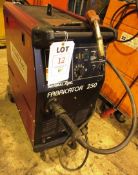 Thermal Arc Fabricator 250mig welder, serial no: M08012201067 with gun and lead (gas bottle
