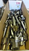 Assorted taper shank HSS milling cutters (located at The Sidings, Station Approach Road, Heathfield,
